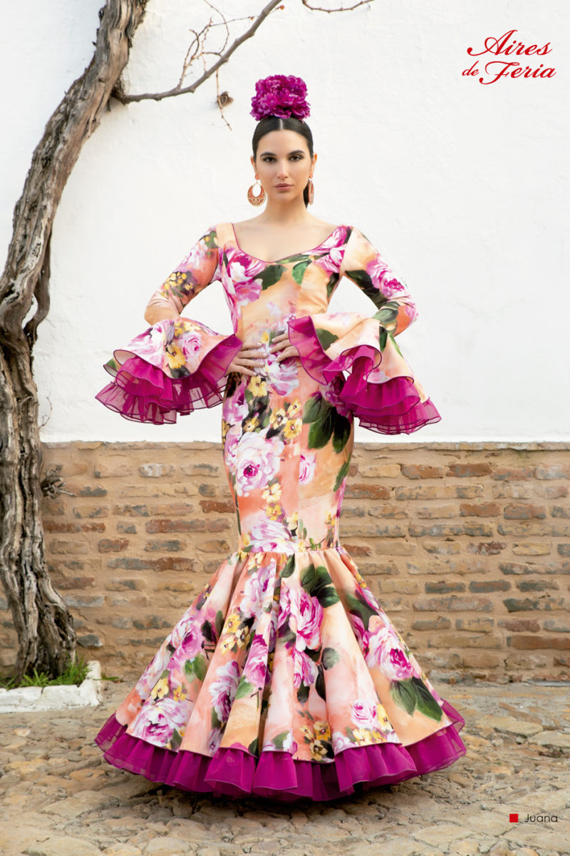 Traje de flamenca. Colección 2022. Modelo Juana