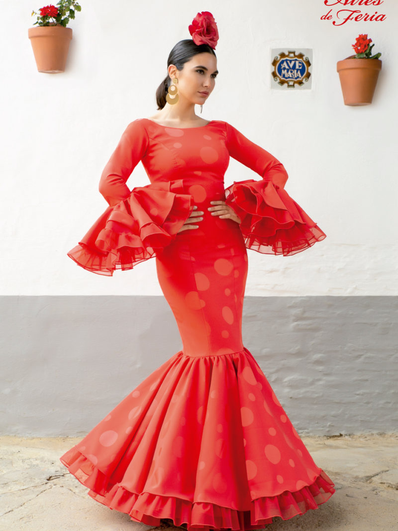 Traje de flamenca. Colección 2022. Modelo Juana