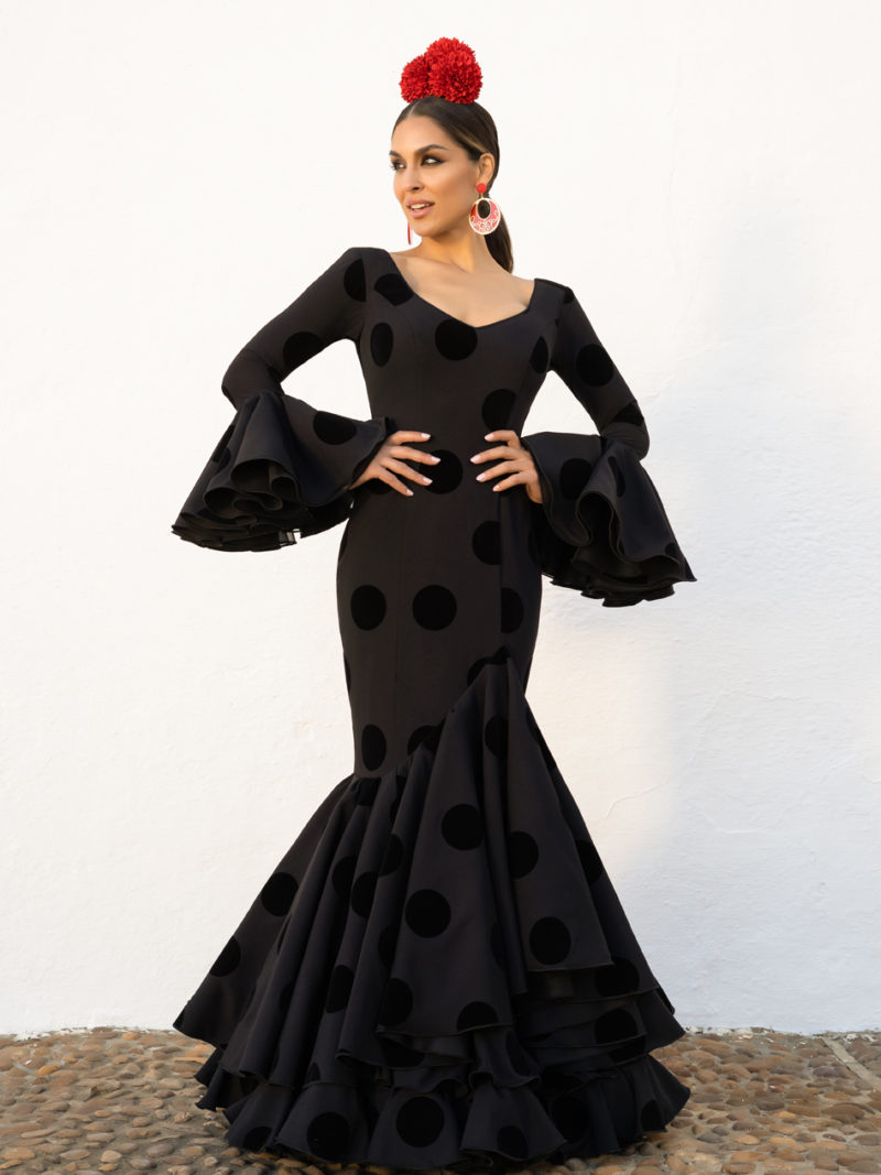 Traje de flamenca. Colección 2022. Modelo Marina