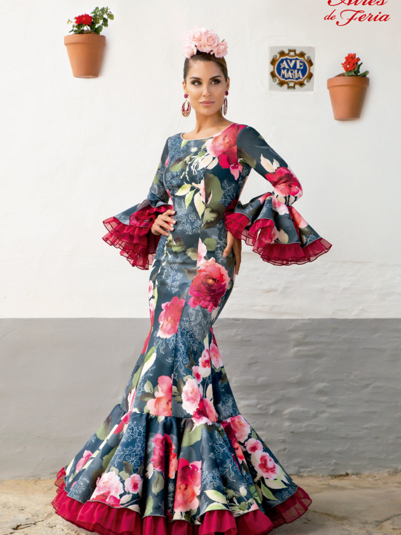 Traje de flamenca. Colección 2022. Modelo Murillo
