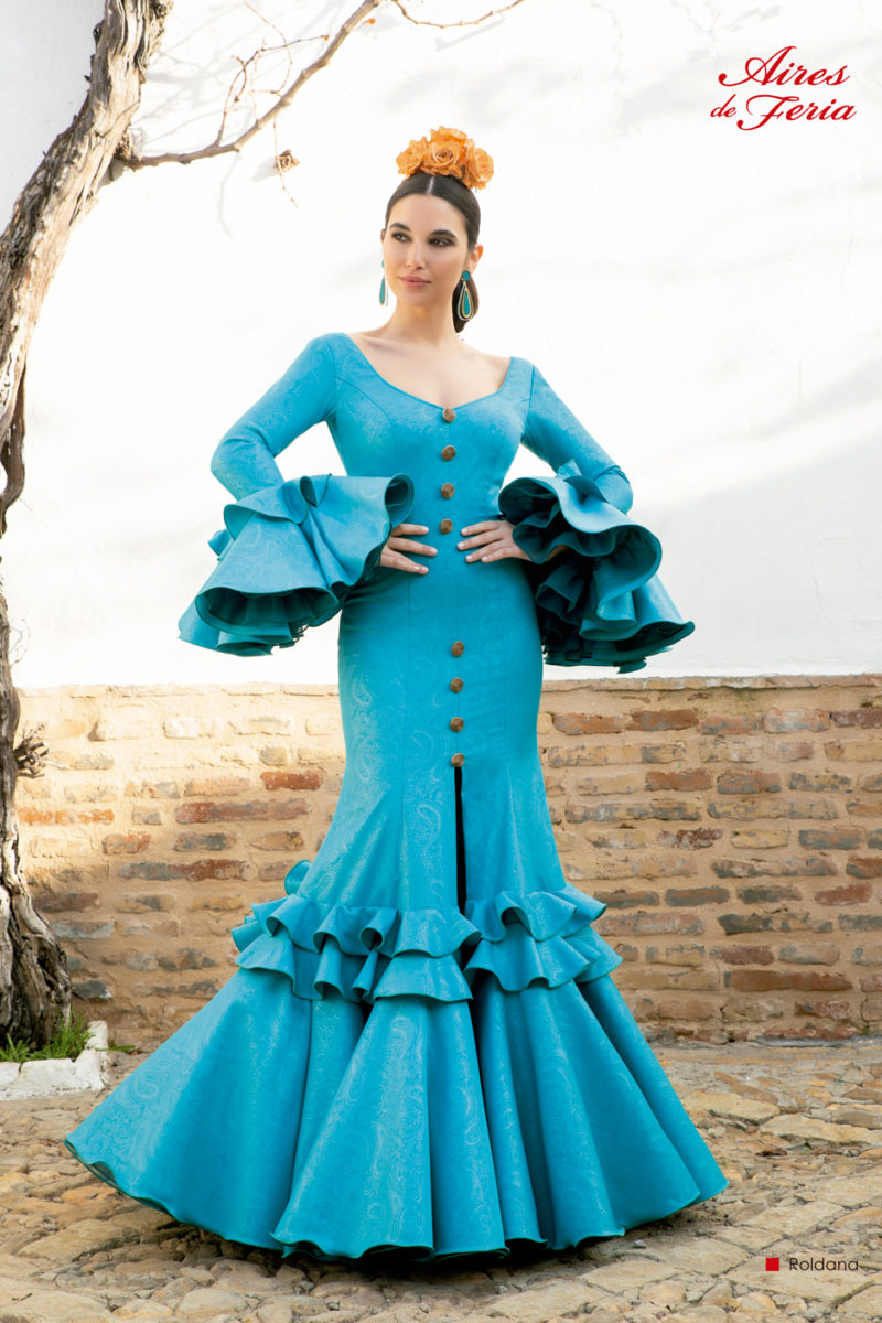 Traje de flamenca. Colección 2022. Modelo Roldana
