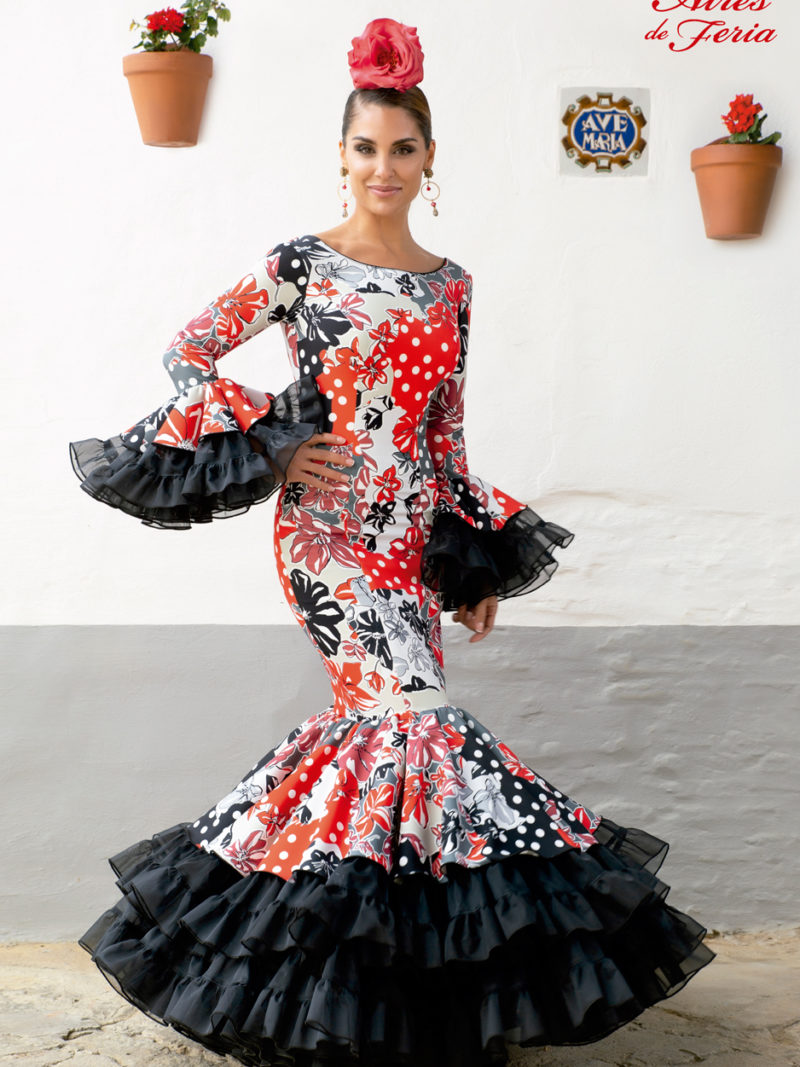 Traje de flamenca. Colección 2022. Modelo Victoria
