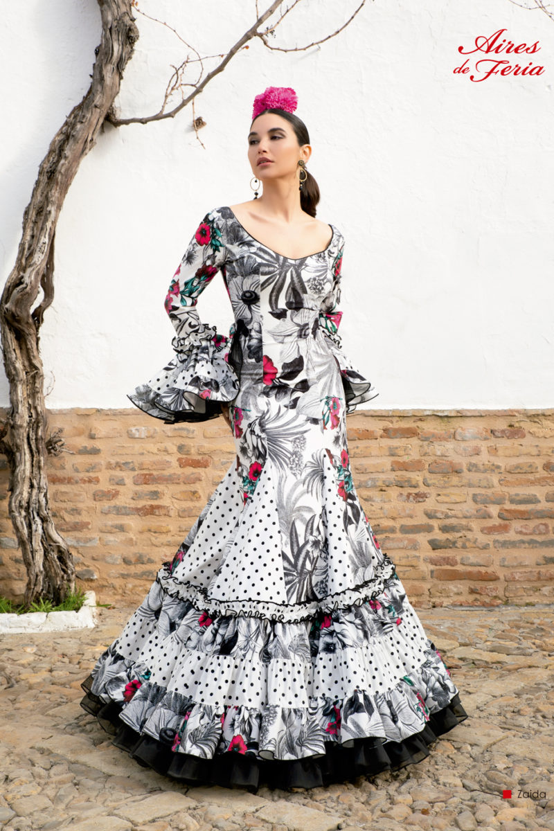 Traje de flamenca. Colección 2022. Modelo Zaida